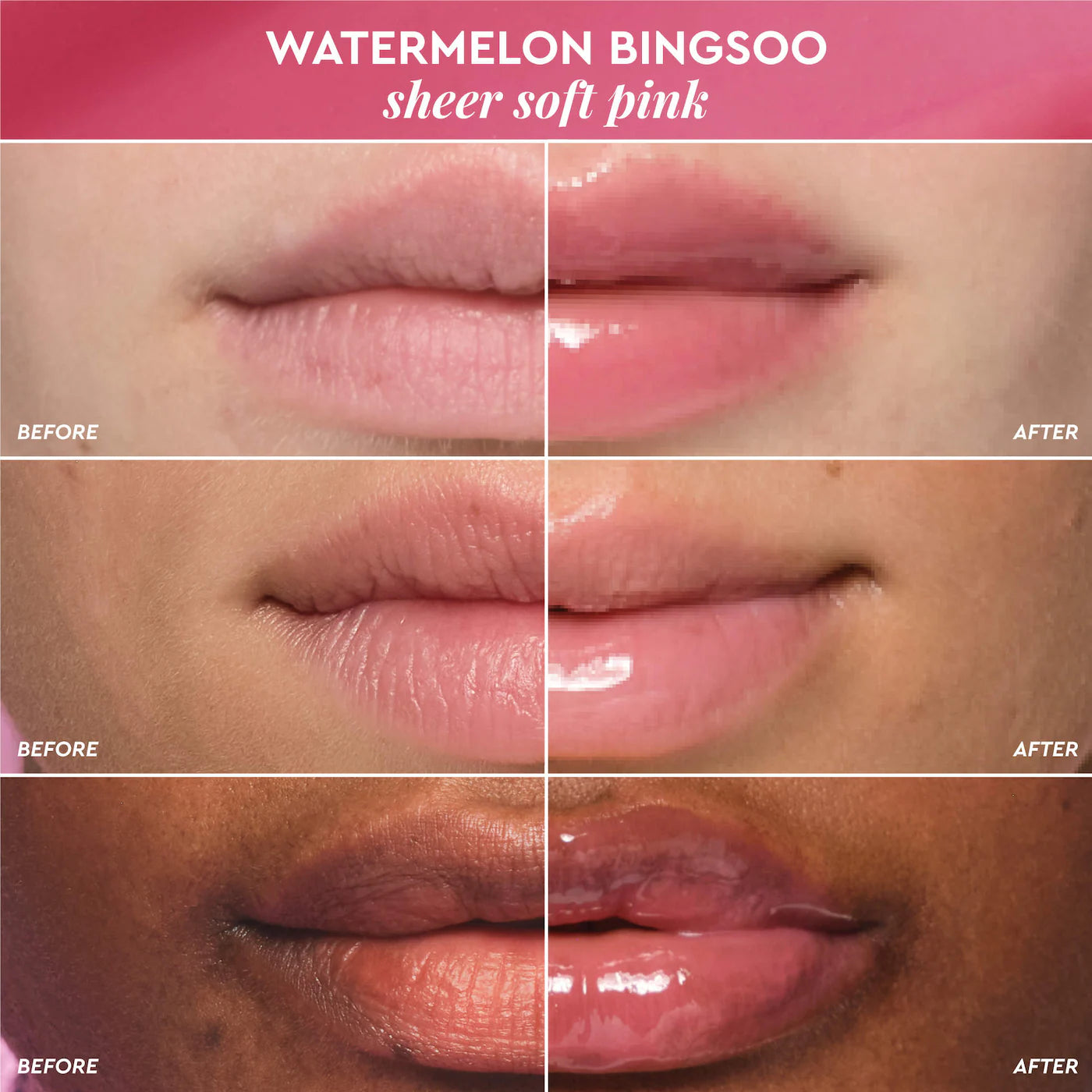 Glass Balm Lip Treatment - Watermelon Bingsoo