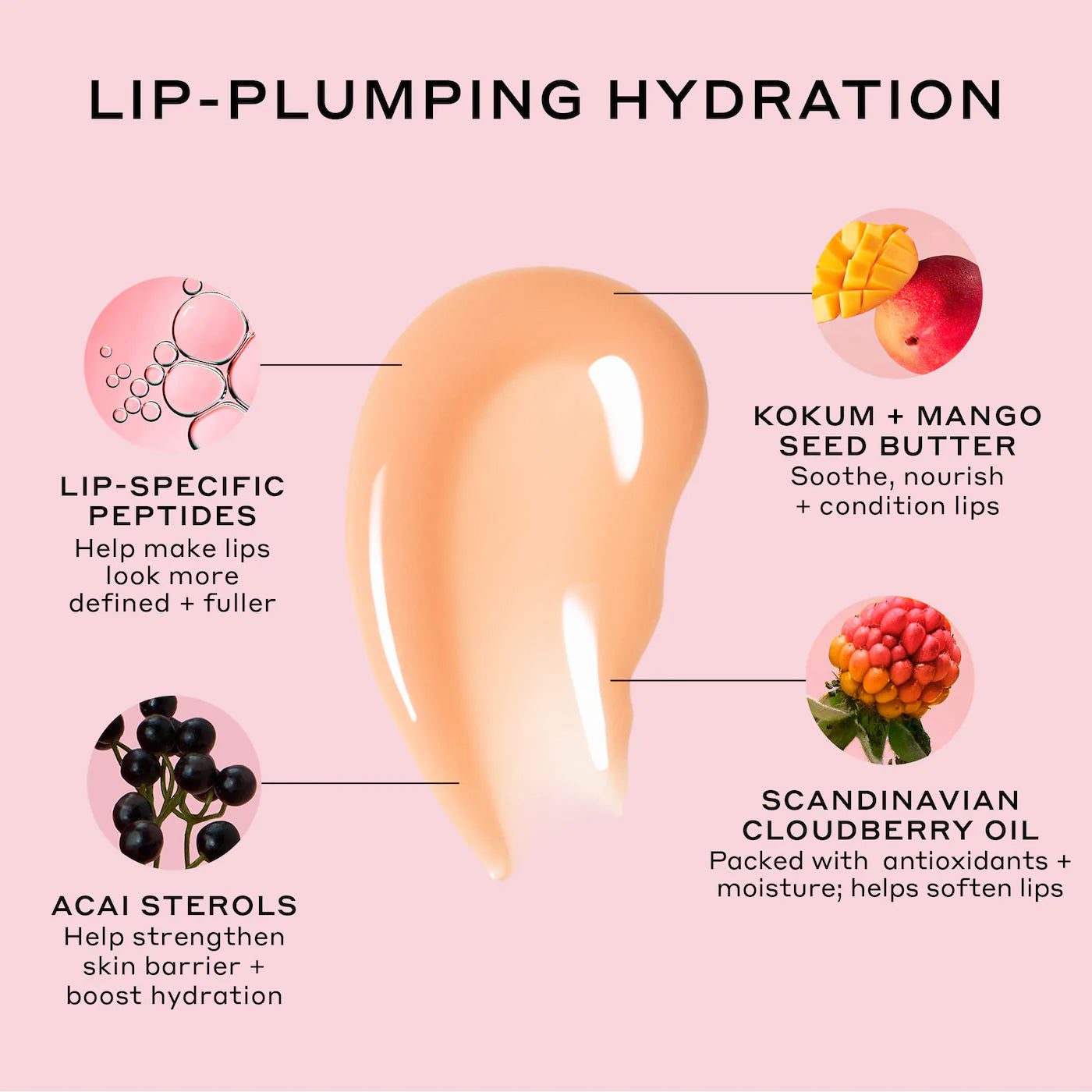 Pout Preserve Peptide Lip Treatment Peach Glaze