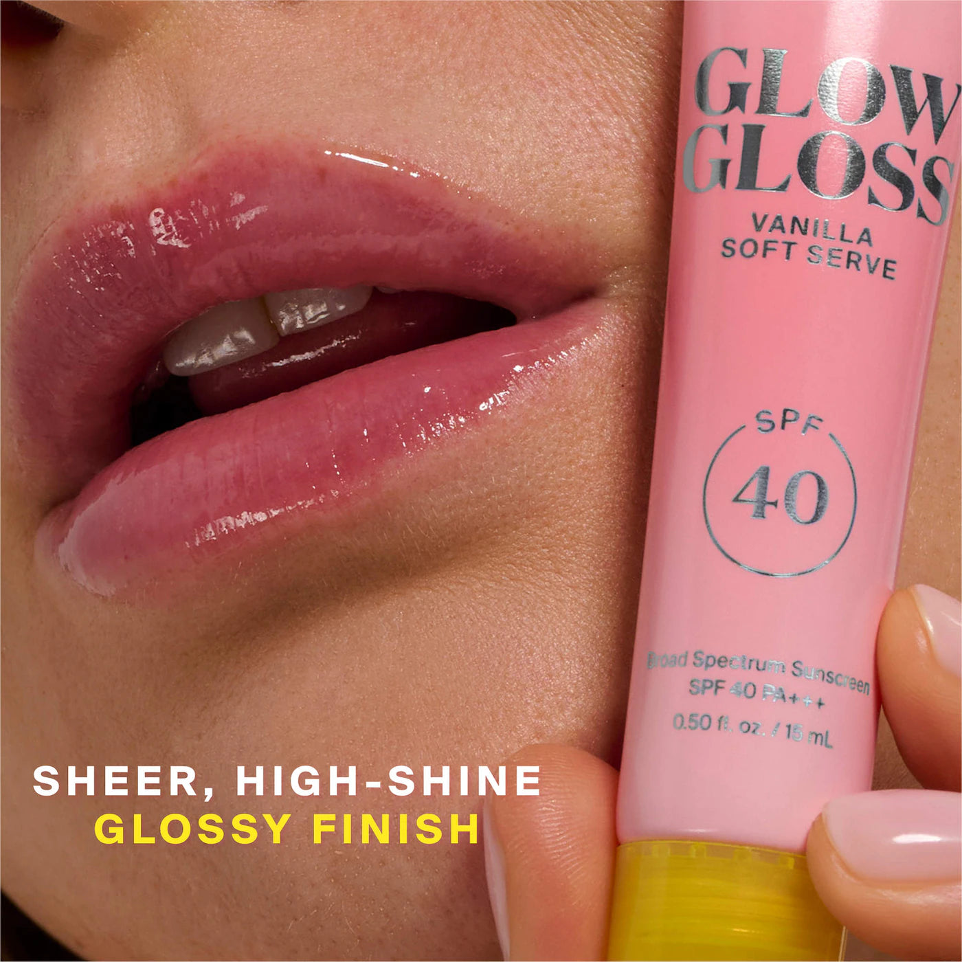 Glow Gloss SPF 40 Lip Balm - Vanilla Soft Serve