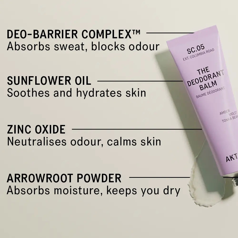 The Deodorant Balm SC.05 Columbia Road - Amber, Violet, Tonka
