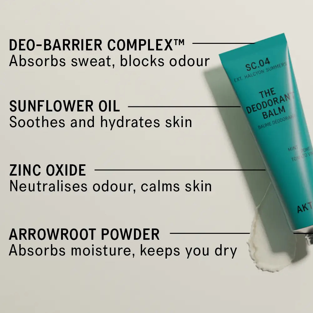 The Deodorant Balm SC.04 Halcyon Summers - Mint, Pomelo, Tomato Vine