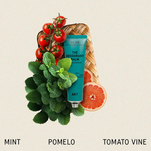 The Deodorant Balm SC.04 Halcyon Summers - Mint, Pomelo, Tomato Vine