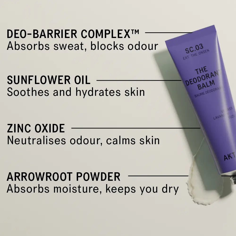 The Deodorant Balm SC.03 The Onsen - Vetiver, Lavandin, Citrus