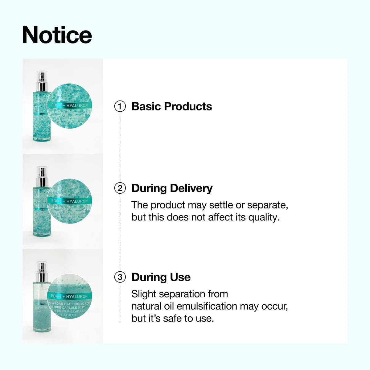 PDRN Hyaluronic Acid Hydrating Capsule Mist