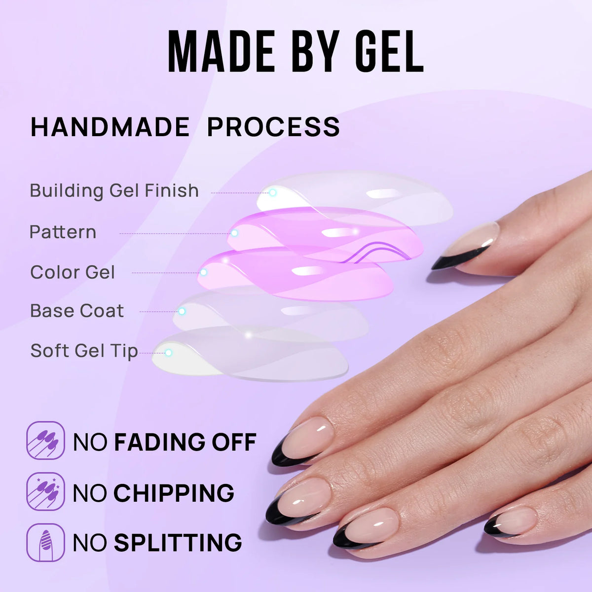 Sunset Pop Almond Soft Gel Press On Nails