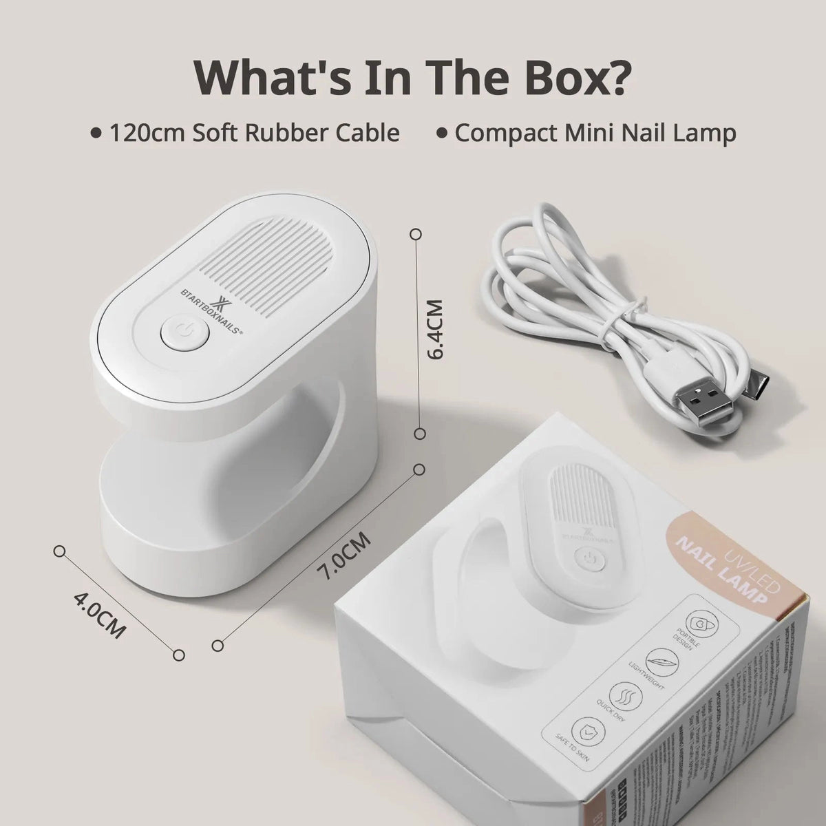 Handy Mini Nail Lamp - LED UV Light