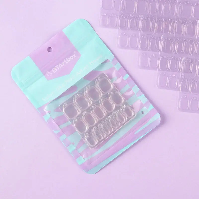 Press On Adhesive Nail Tabs - 20 Sheets