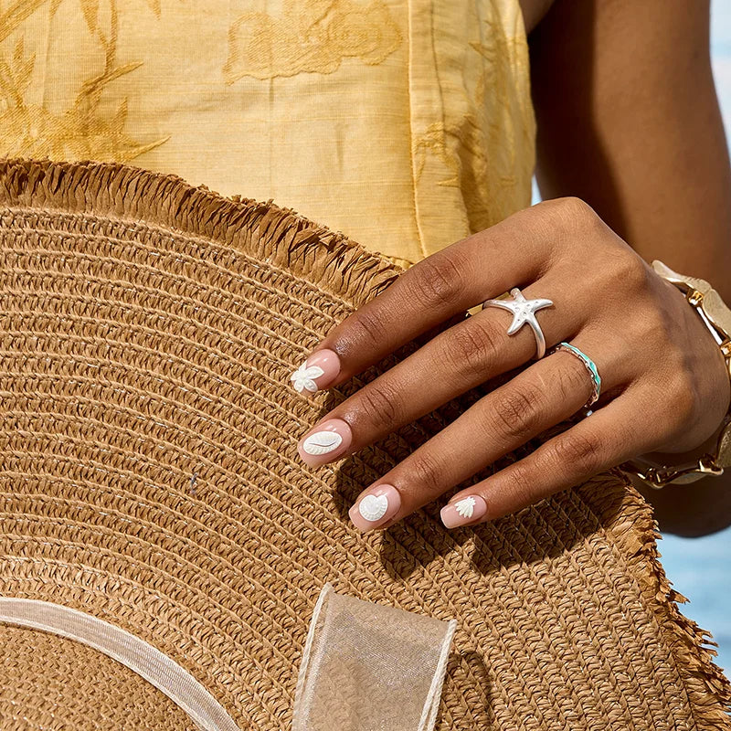 Tidefoss Squoval Soft Gel Press On Nails