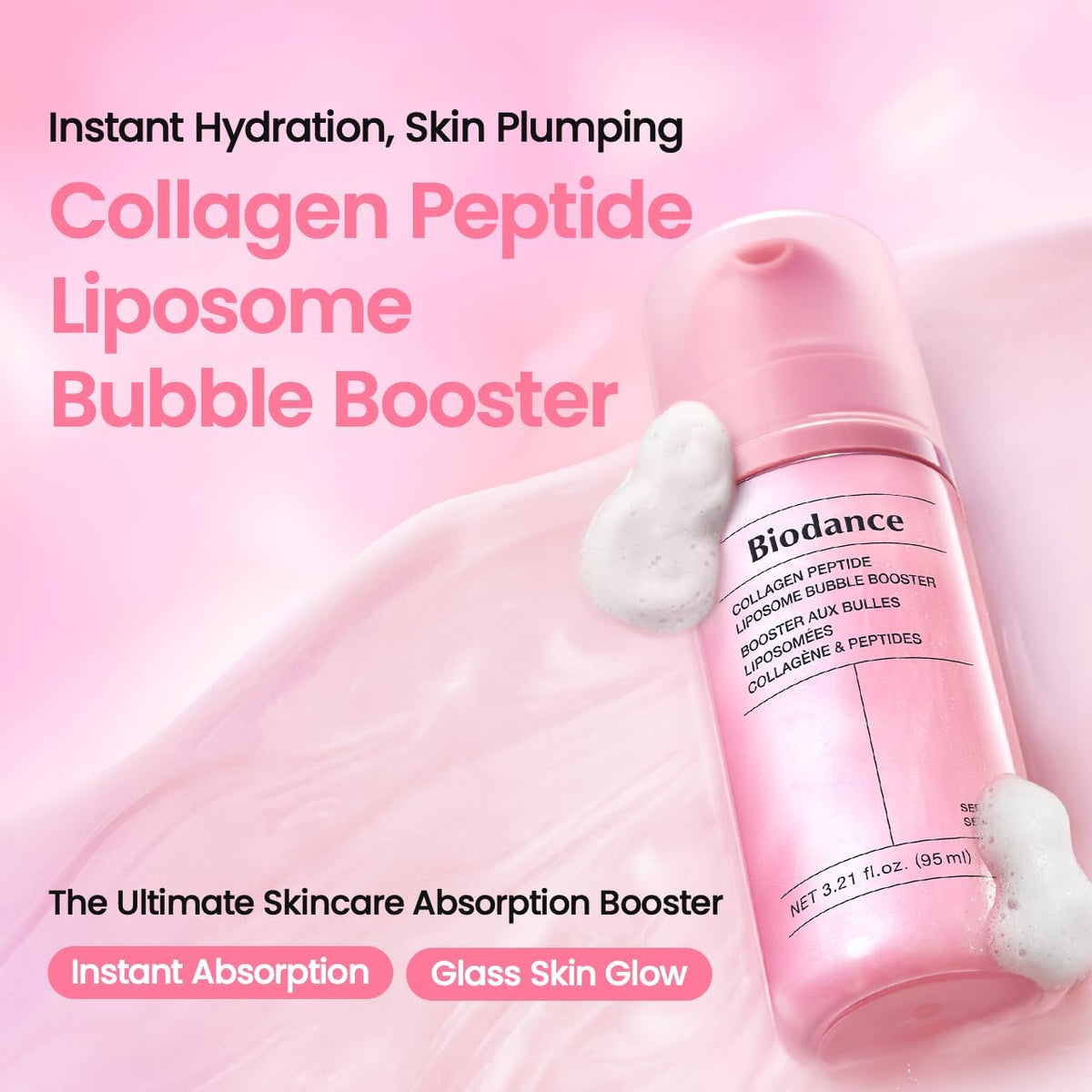 Collagen Peptide Lipsome Bubble Booster