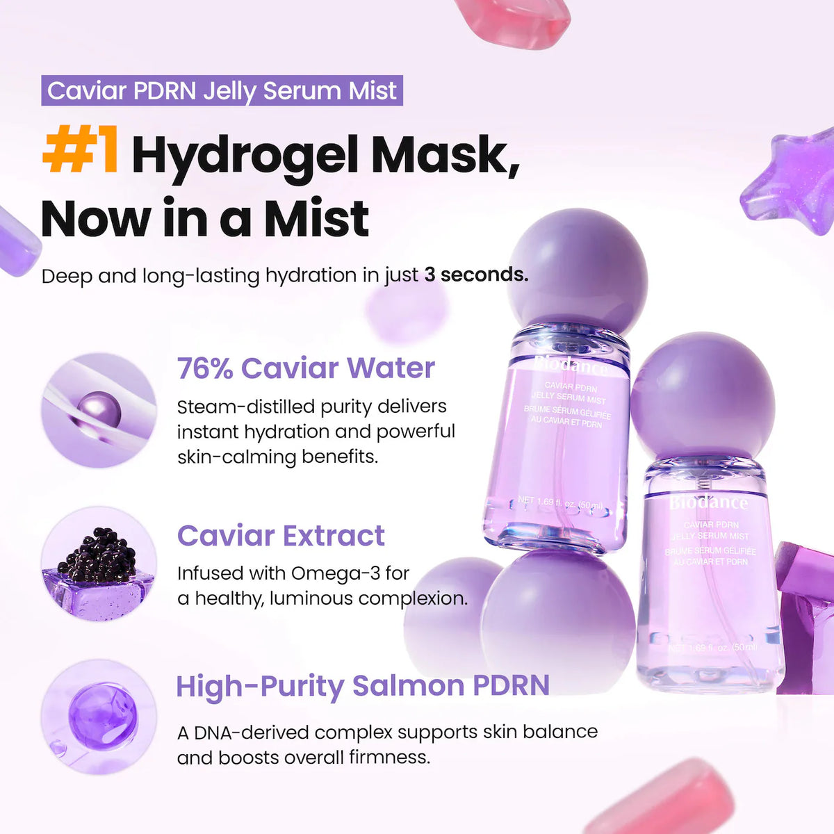 Caviar PDRN Jelly Serum Mist