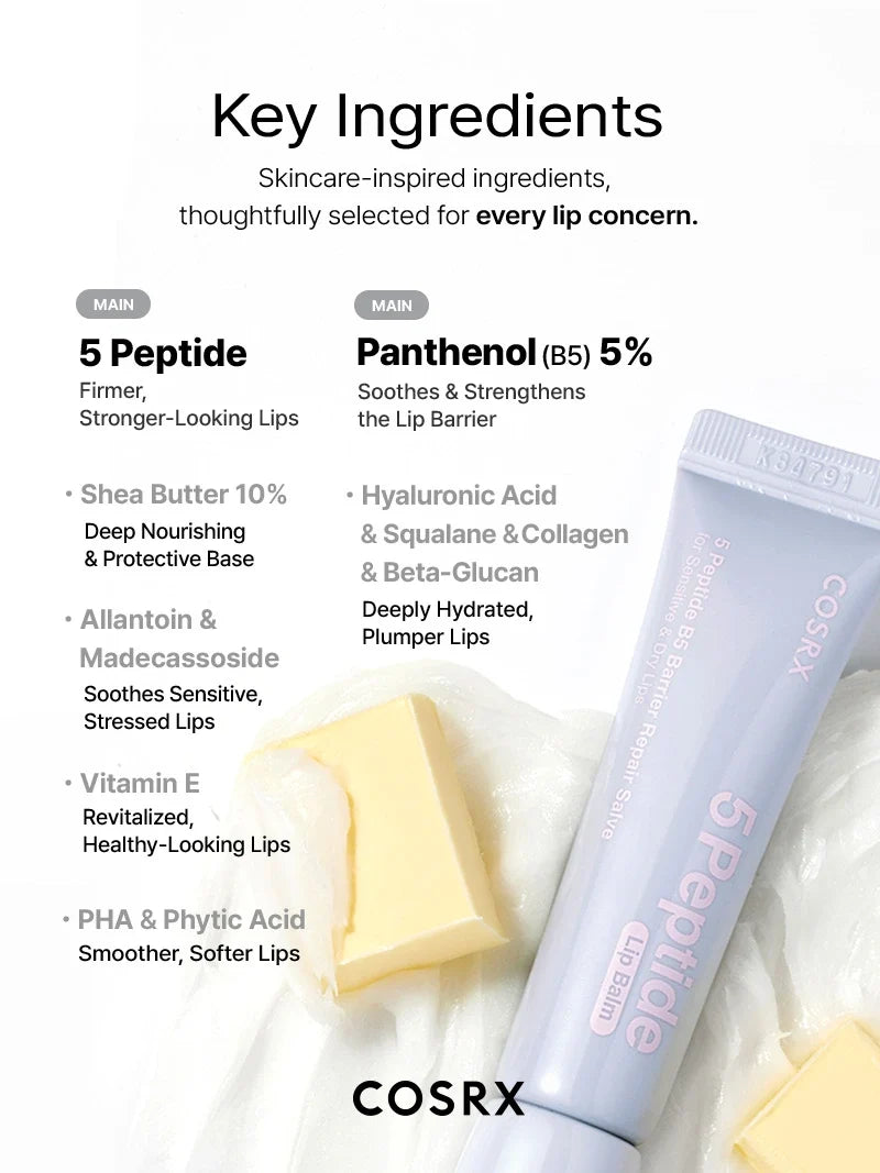 5 Peptide B5 Sensitive Repair Salve Lip Balm