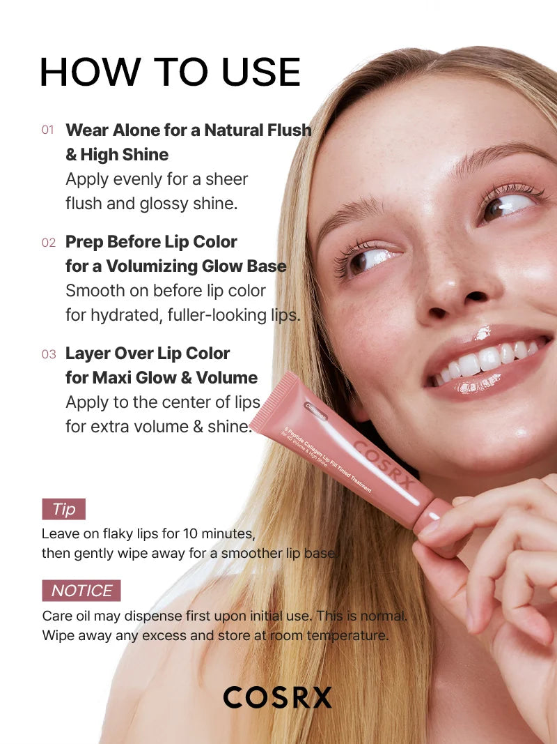 5 Peptide Collagen Tinted Lip Fill Treatment Cinnamon