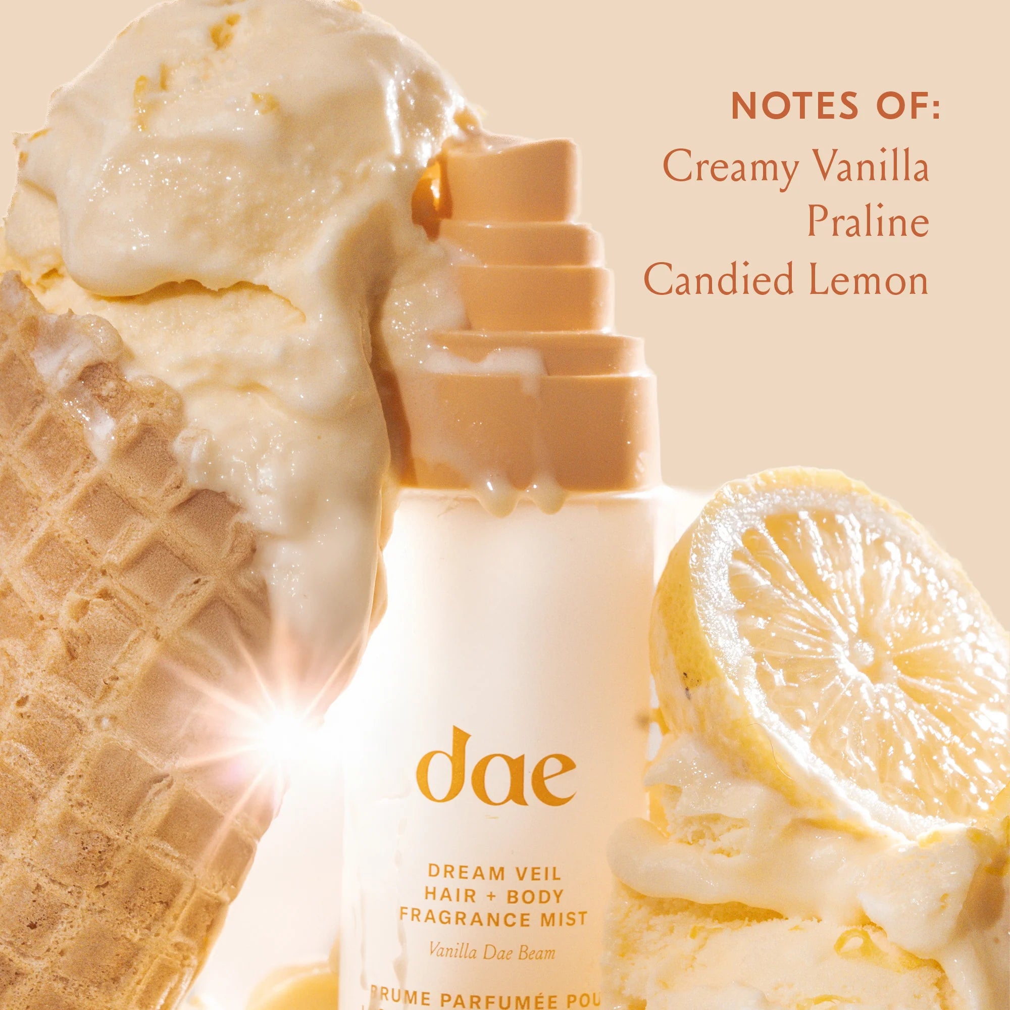 Dream Veil Hair + Body Fragrance Mist - Vanilla Dae Beam