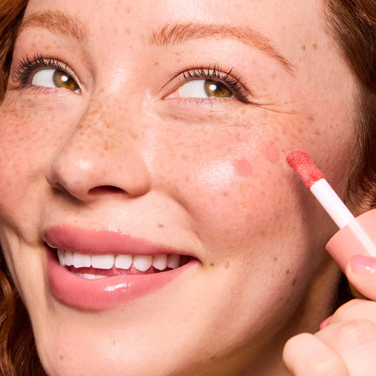 X BUBBLE Camo Slide Hydrating Blush Serum Dusty Rose