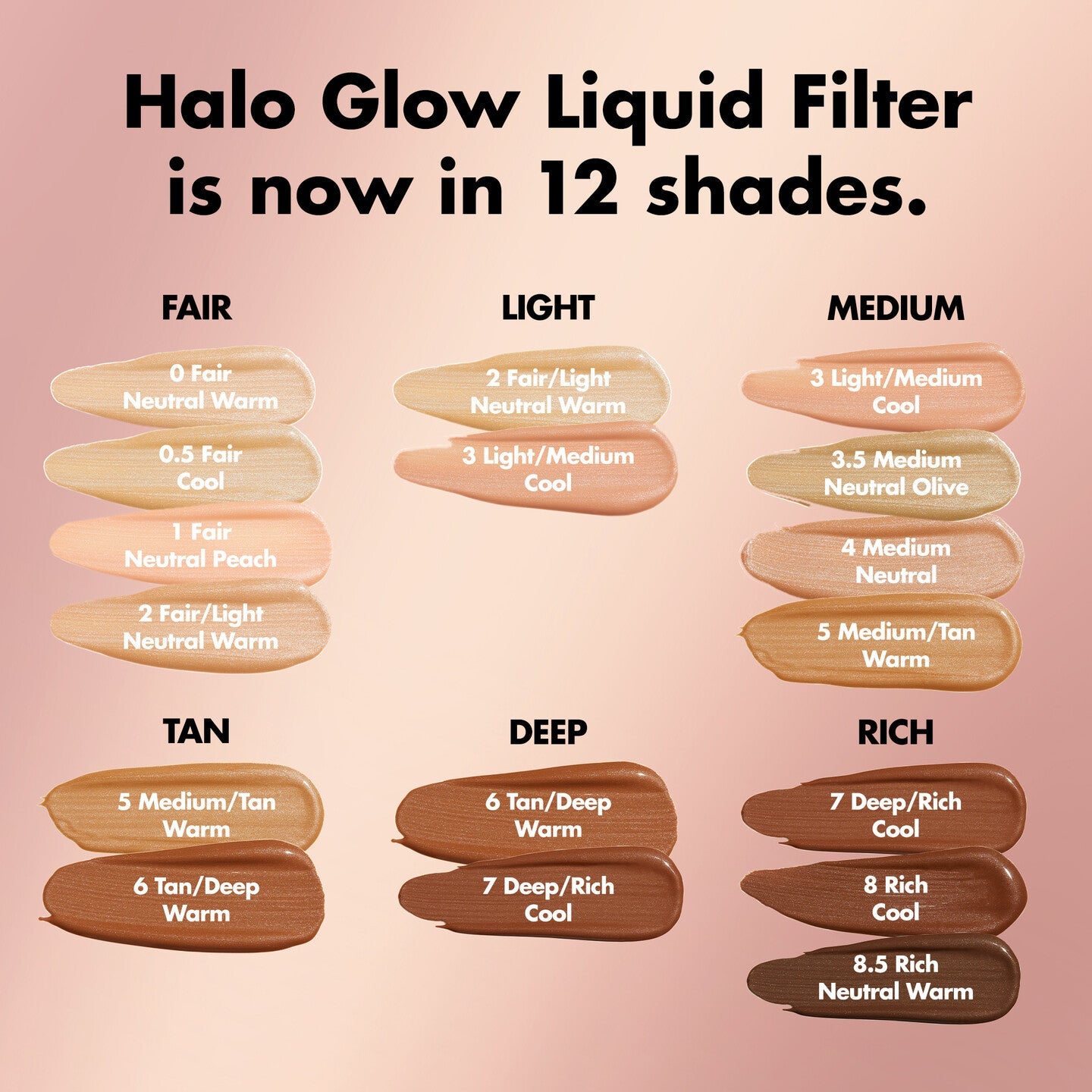 Halo Glow Liquid Filter - 0 Fair Neutral Warm