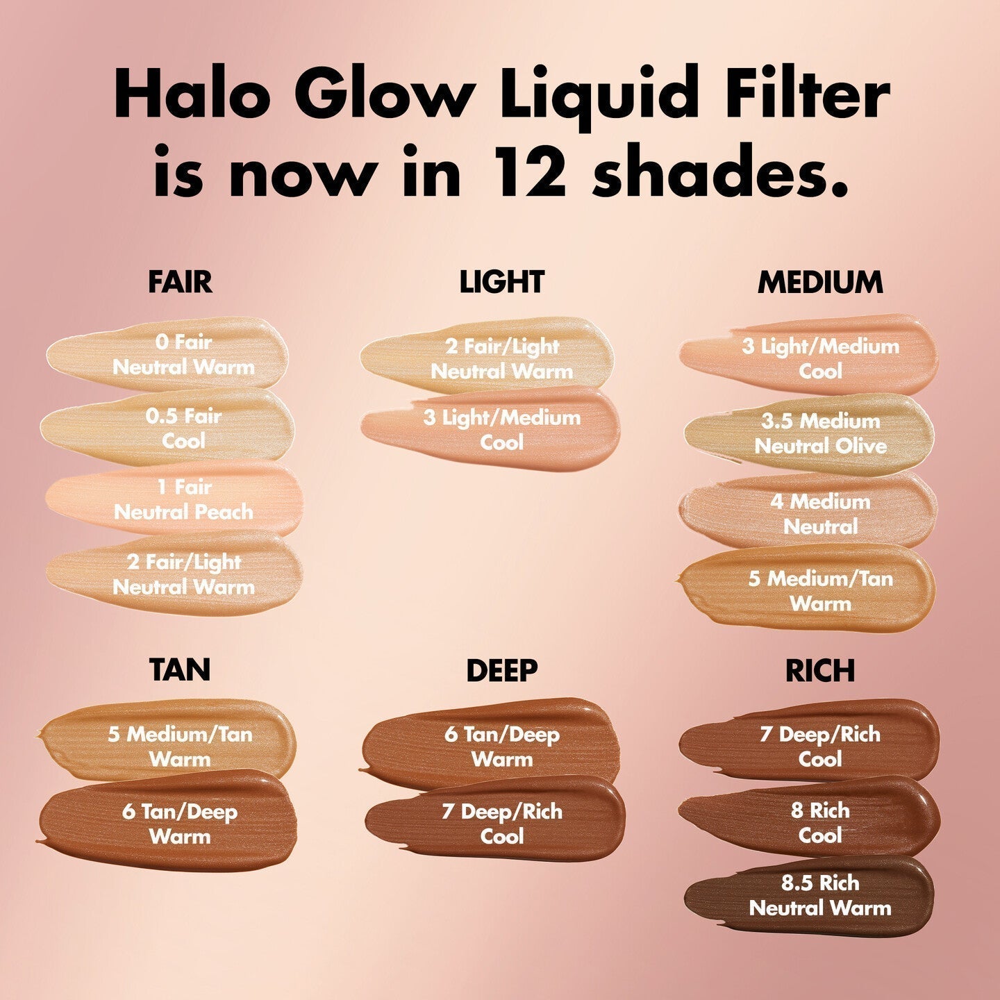 Halo Glow Liquid Filter - 6 Tan/Deep Warm