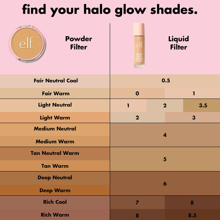 Halo Glow Powder Filter - Tan Warm