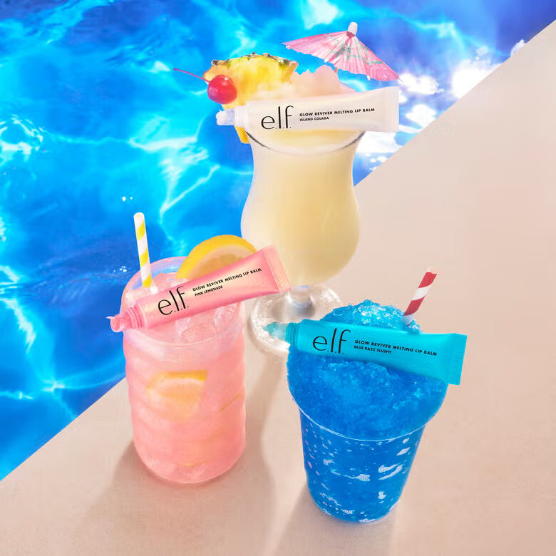 Glow Reviver Melting Lip Balm Blue Razz Slushy