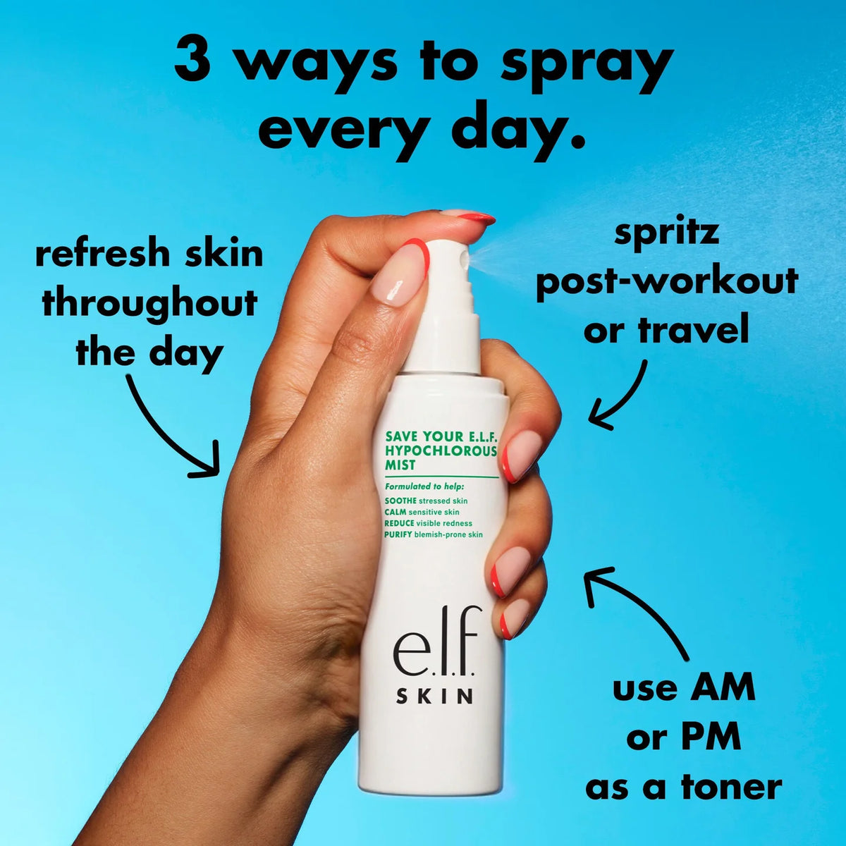 Save Your E.L.F. Hypochlorous Mist