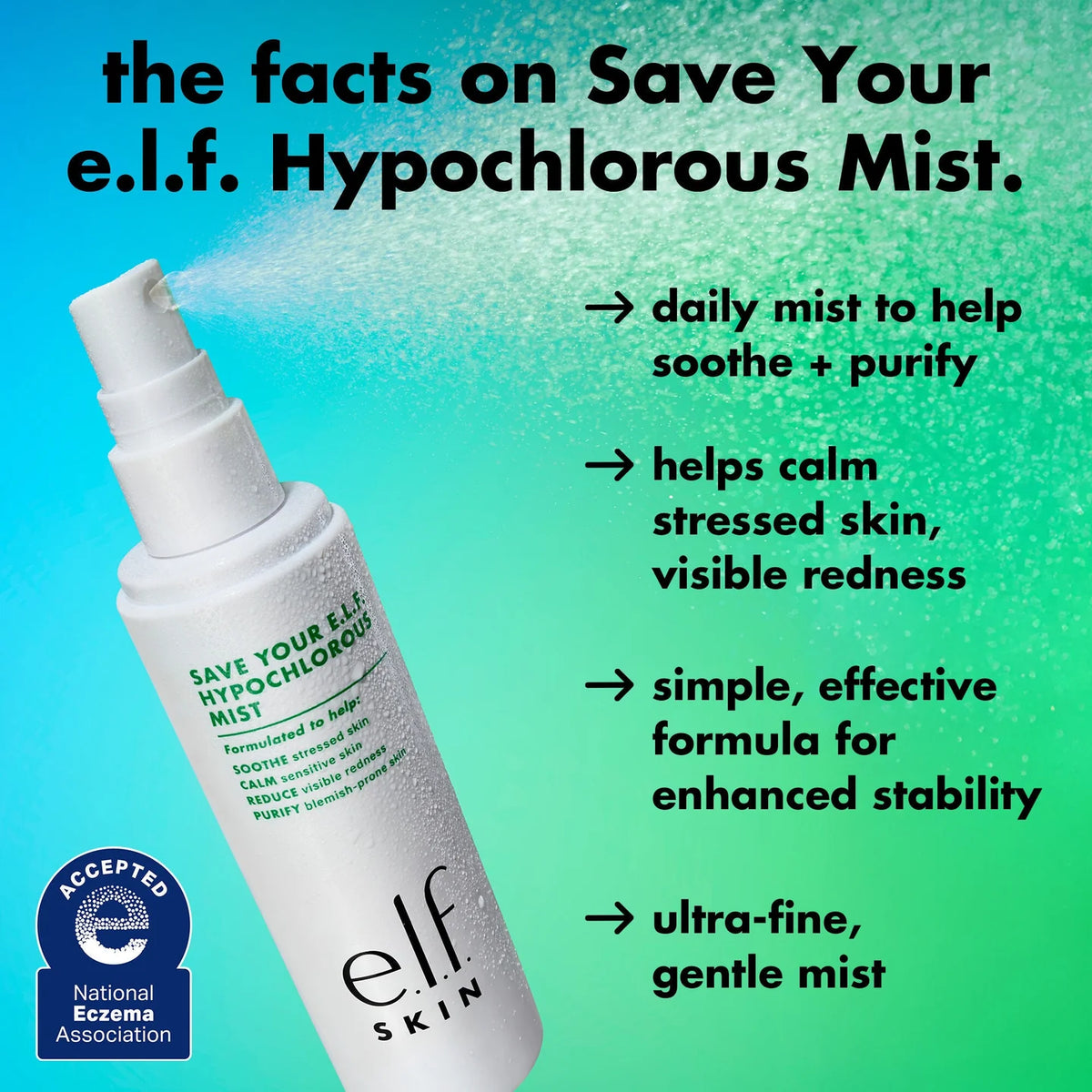 Save Your E.L.F. Hypochlorous Mist