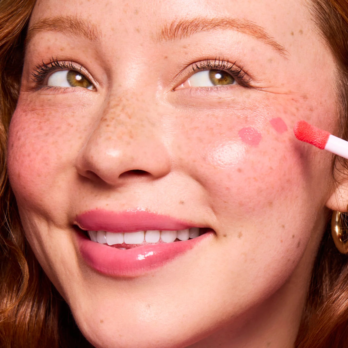 X BUBBLE Camo Slide Hydrating Blush Serum Pinky Promise