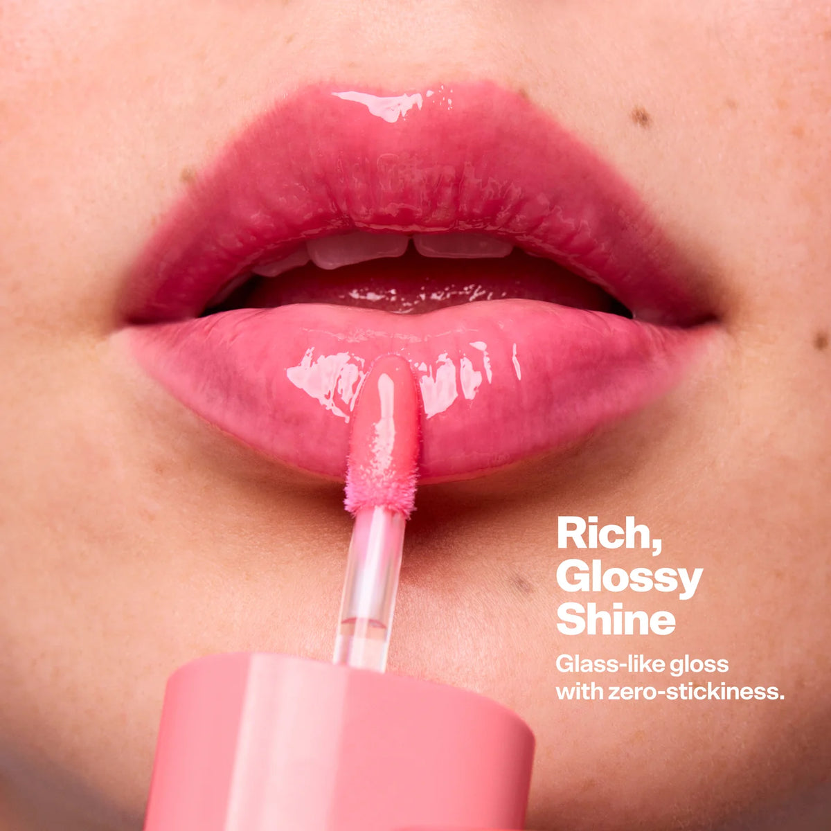 X BUBBLE Glow Talk Tinted Lip Serum Pinky Promise