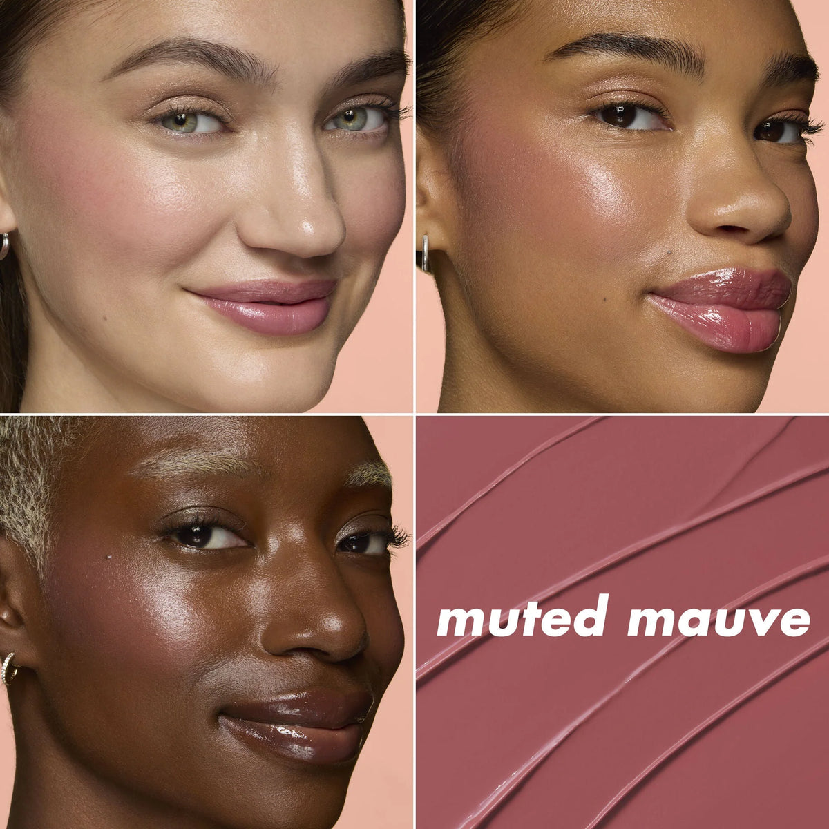 Soft Glam Cream Blush Muted Mauve