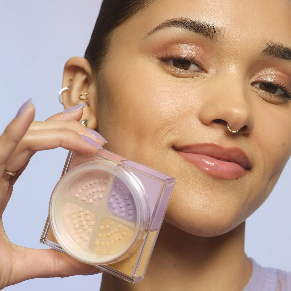 Set It Bright Powder Quad - Medium/Tan