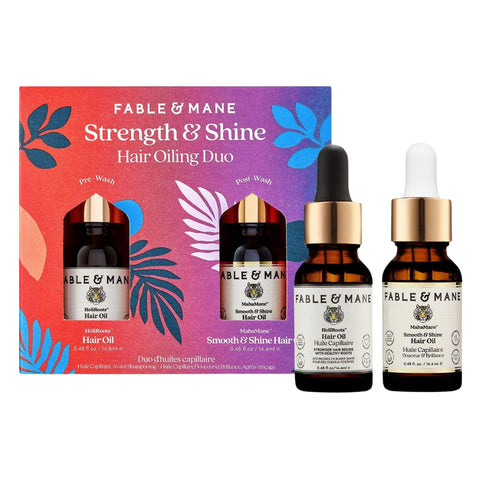Strength & Shine Mini Hair Oiling Duo
