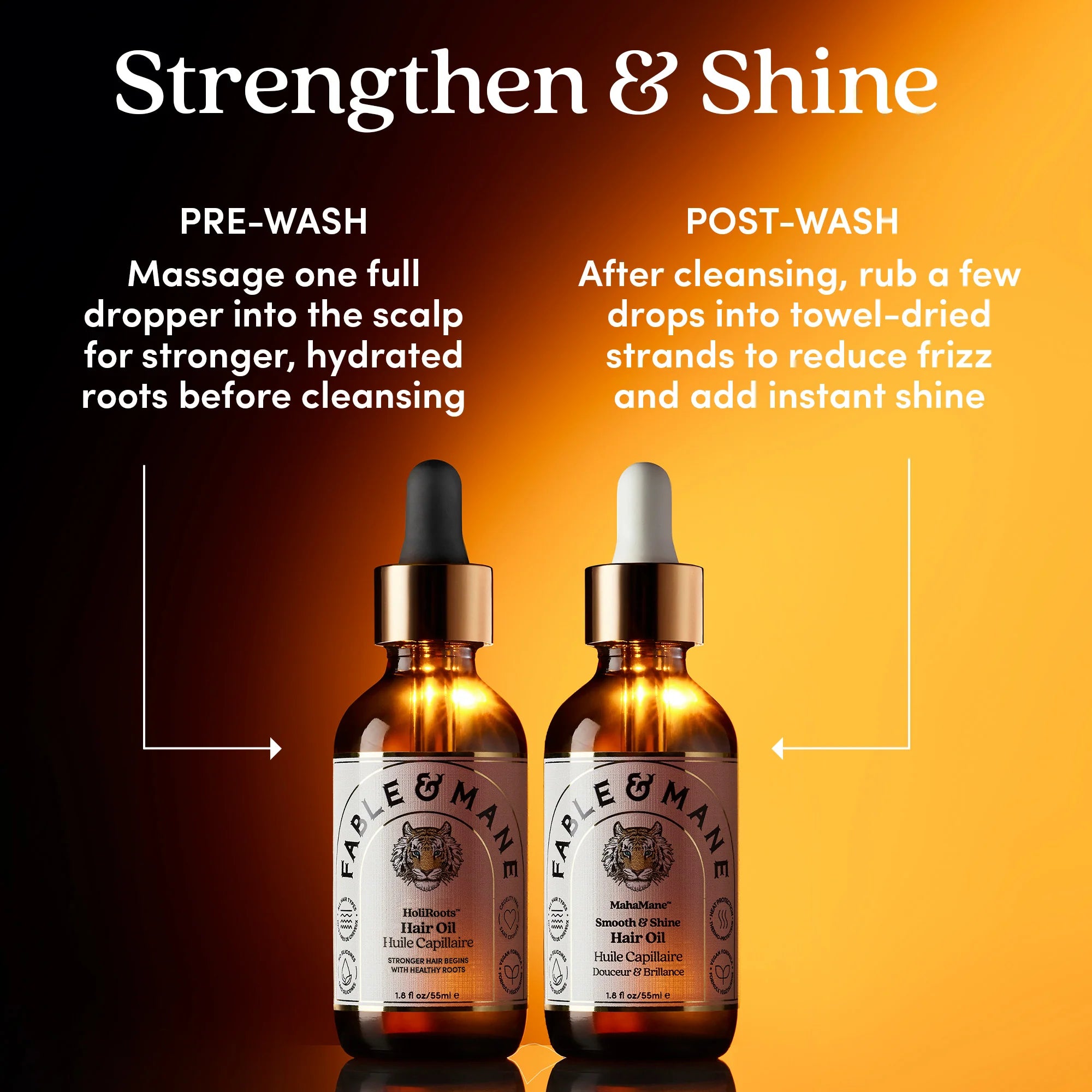 Strength & Shine Mini Hair Oiling Duo