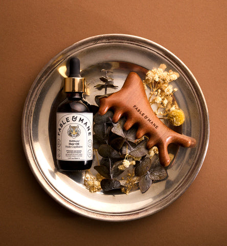 Wooden Scalp Gua Sha