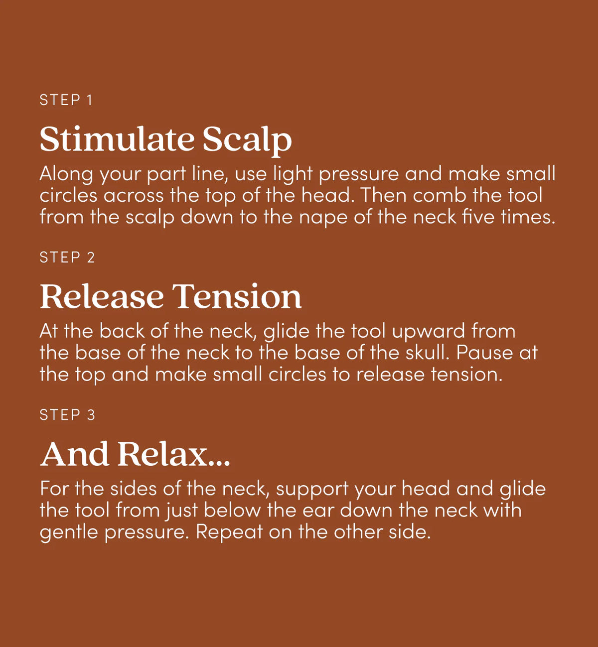 Wooden Scalp Gua Sha