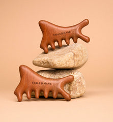 Wooden Scalp Gua Sha