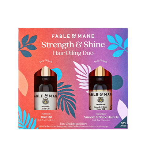 Strength & Shine Mini Hair Oiling Duo