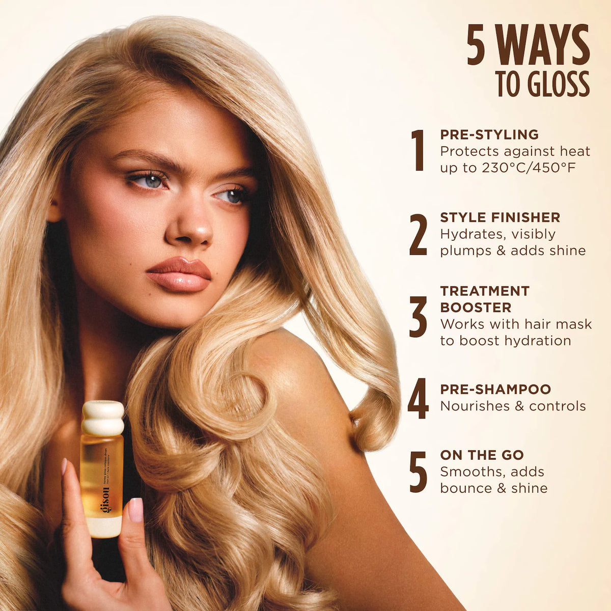 Honey Gloss Collagen Drops Hair Oil