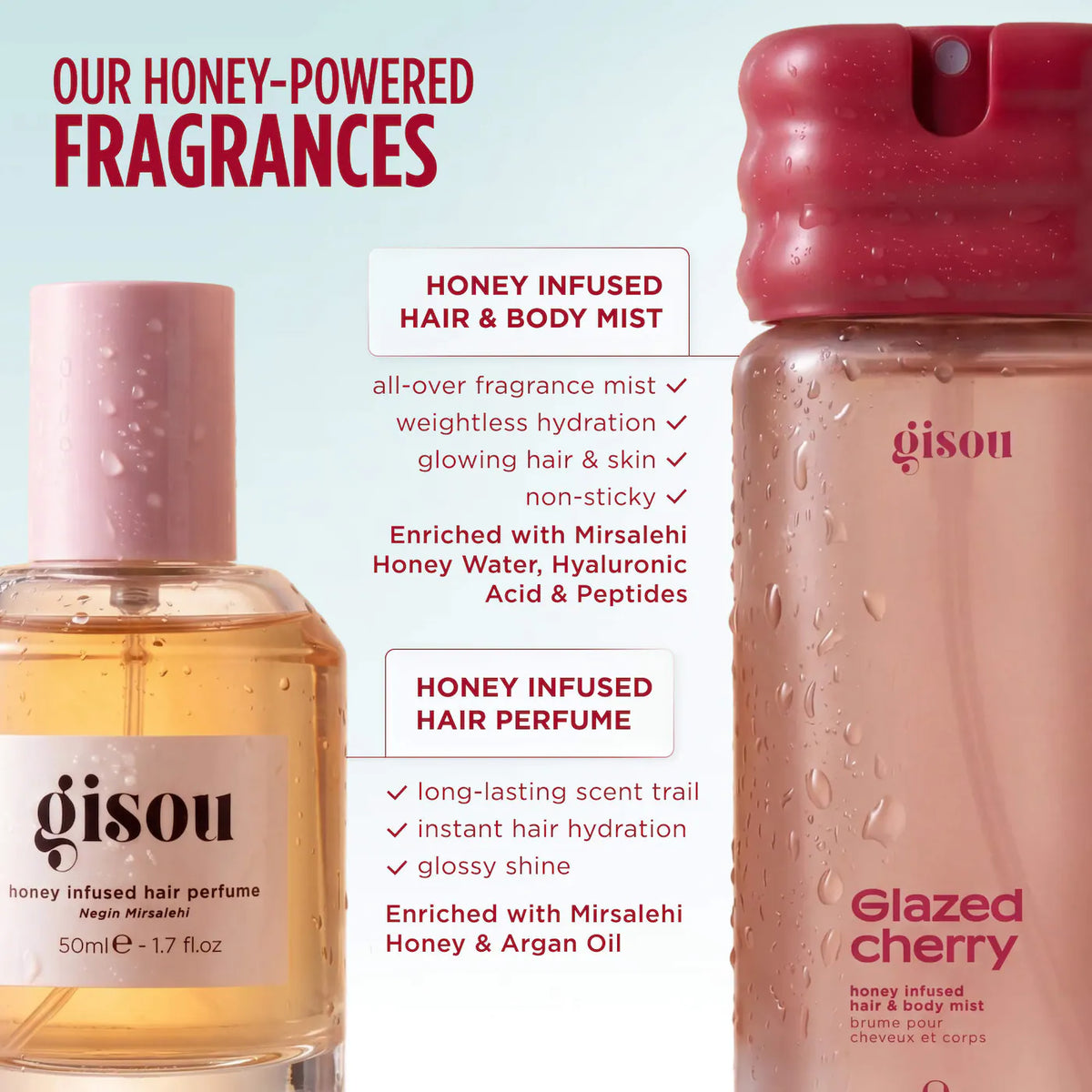 Honey Infused Hair & Body Mist Glazed Cherry
