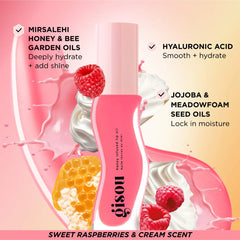 Honey Infused Lip Oil Raspberry Swirl