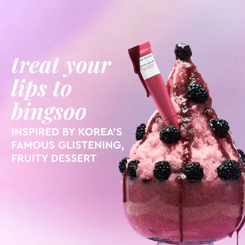 Glass Balm Lip Treatment - Blackberry Bingsoo