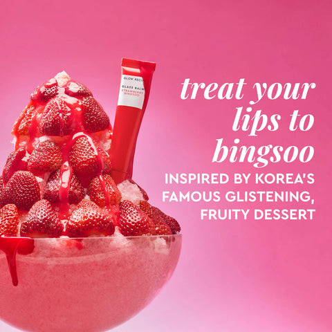 Glass Balm Lip Treatment - Strawberry Bingsoo