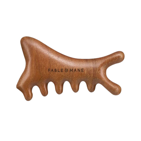 Wooden Scalp Gua Sha