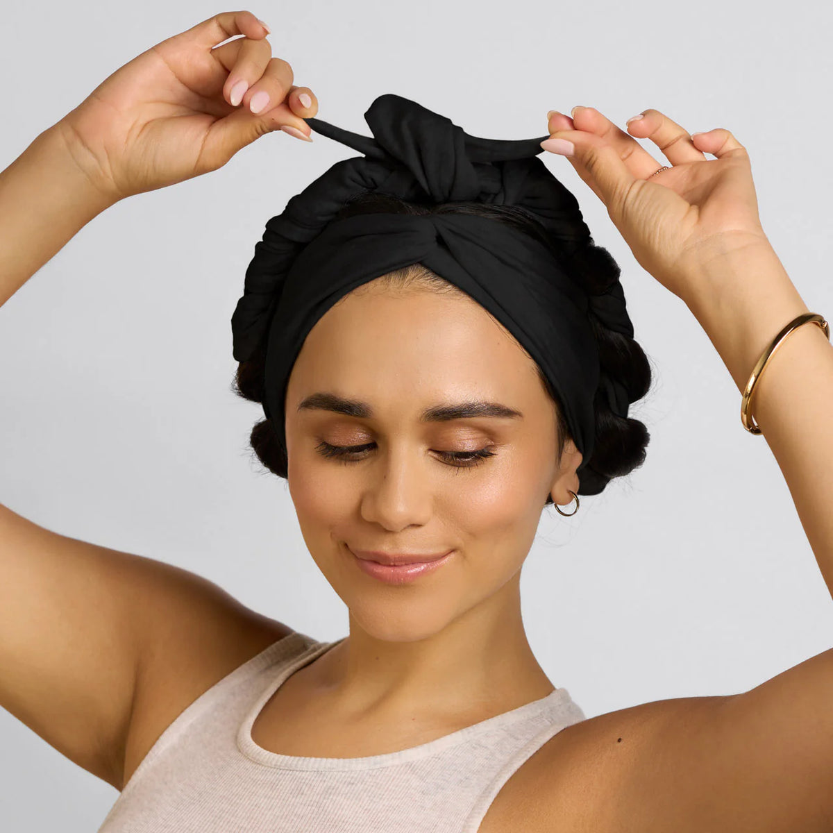 Set & Flow Active Curling Headband Black