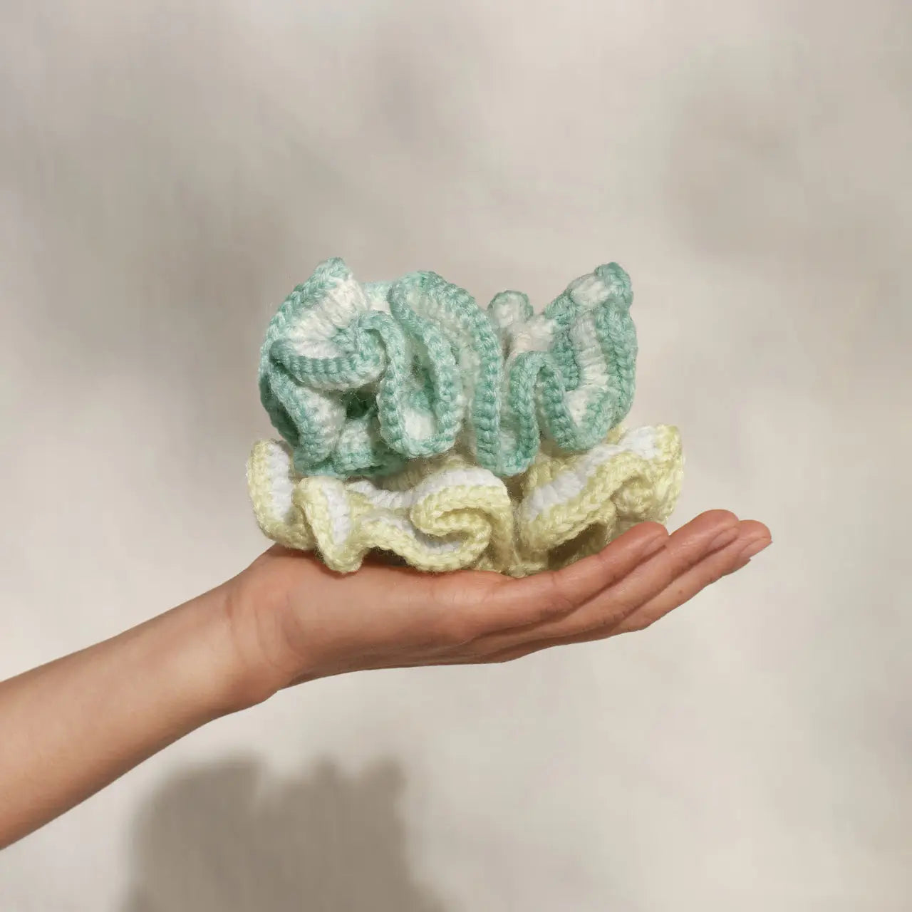 Crochet Scrunchie - Seafoam Blue