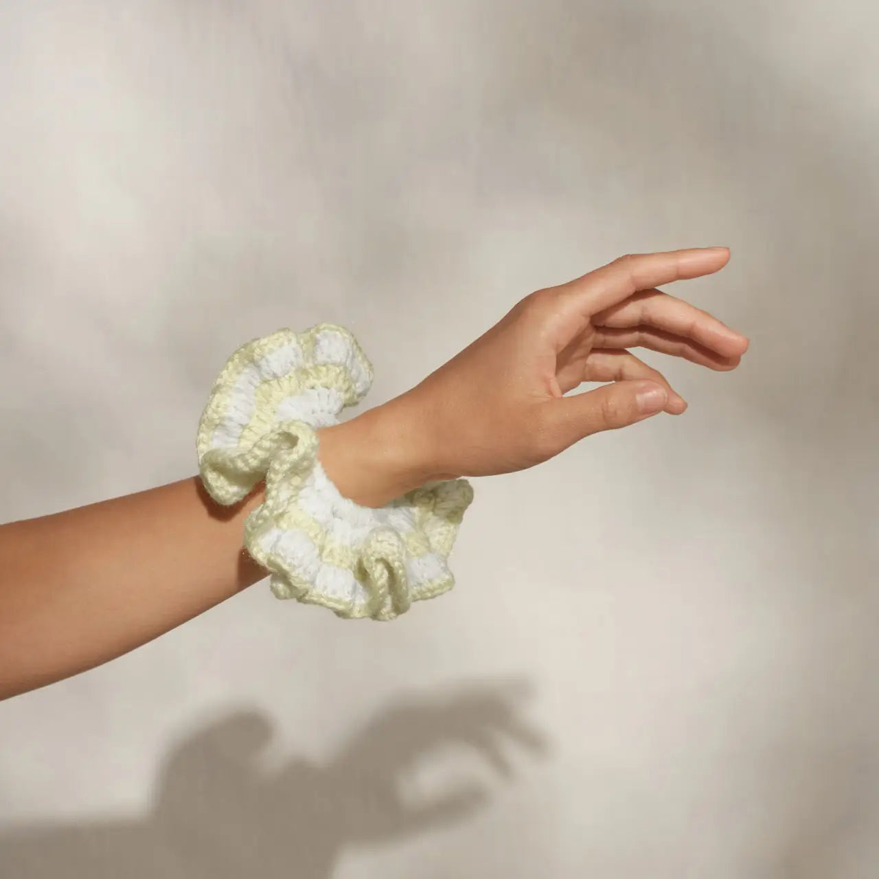 Crochet Scrunchie - Butter Yellow