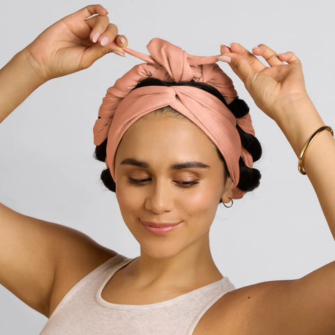 Set & Flow Active Curling Headband Terracotta