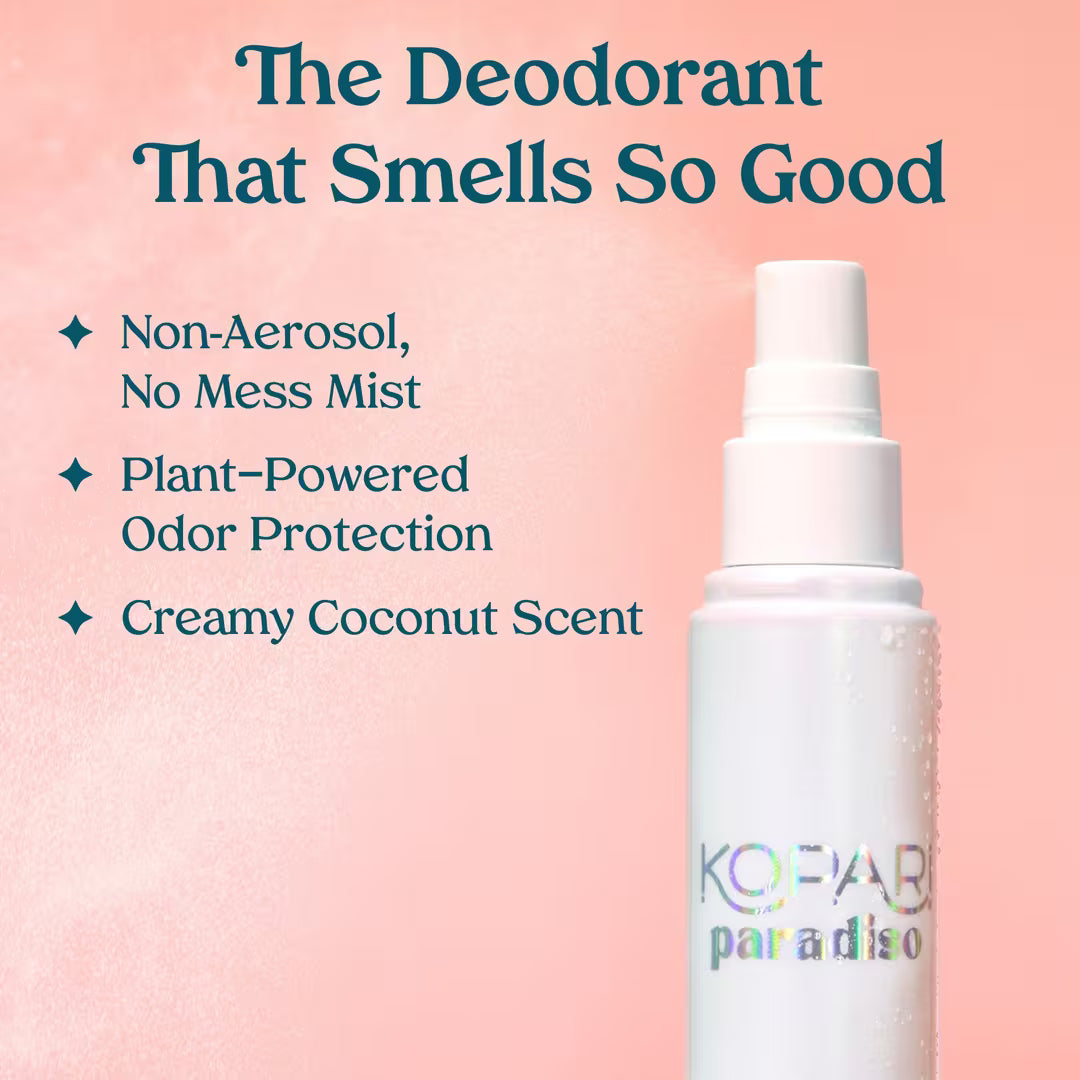 Paradiso Set All-Over Body Deodorant Mist Coconut Cream