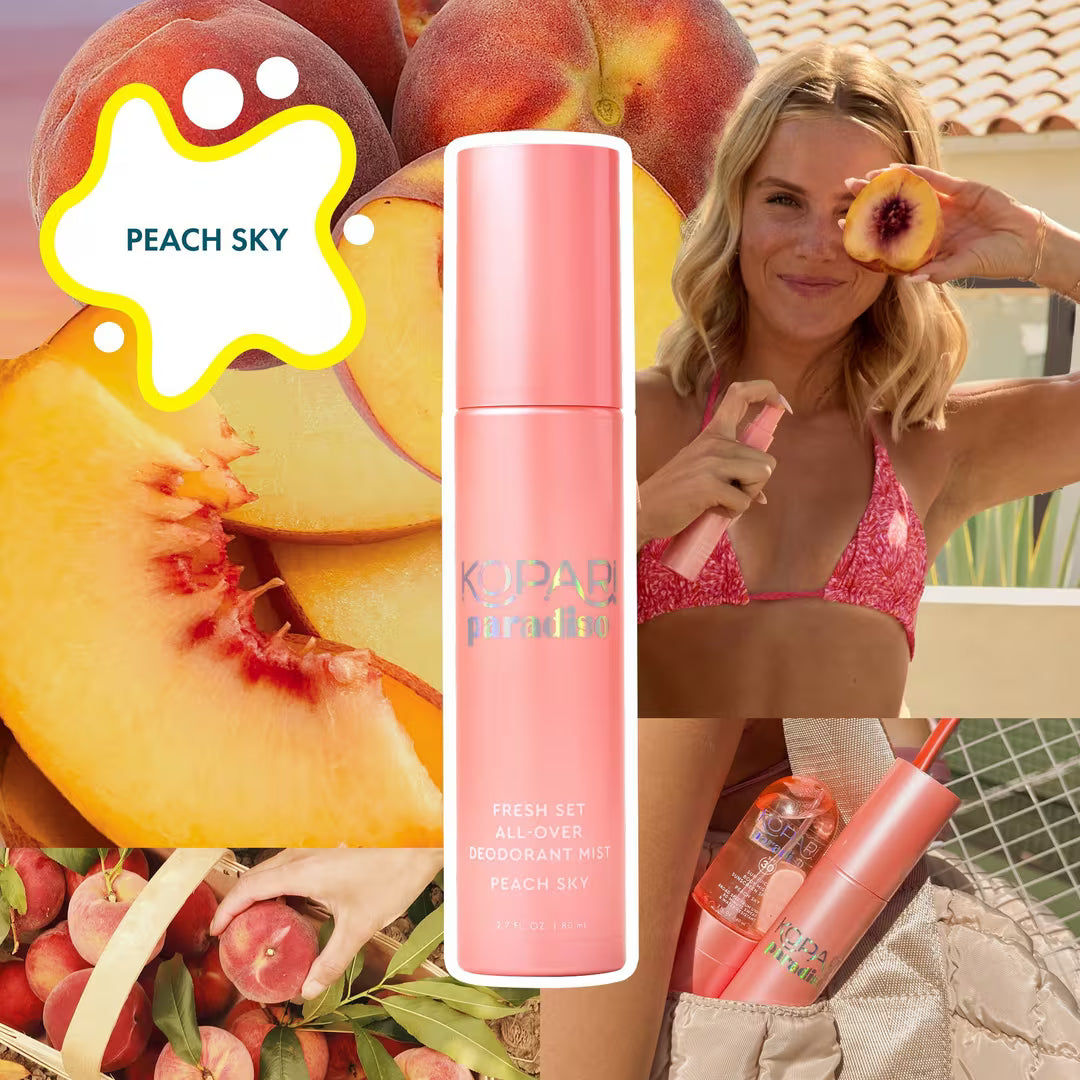 Paradiso Fresh Set All-Over Body Deodorant Mist Peach Sky