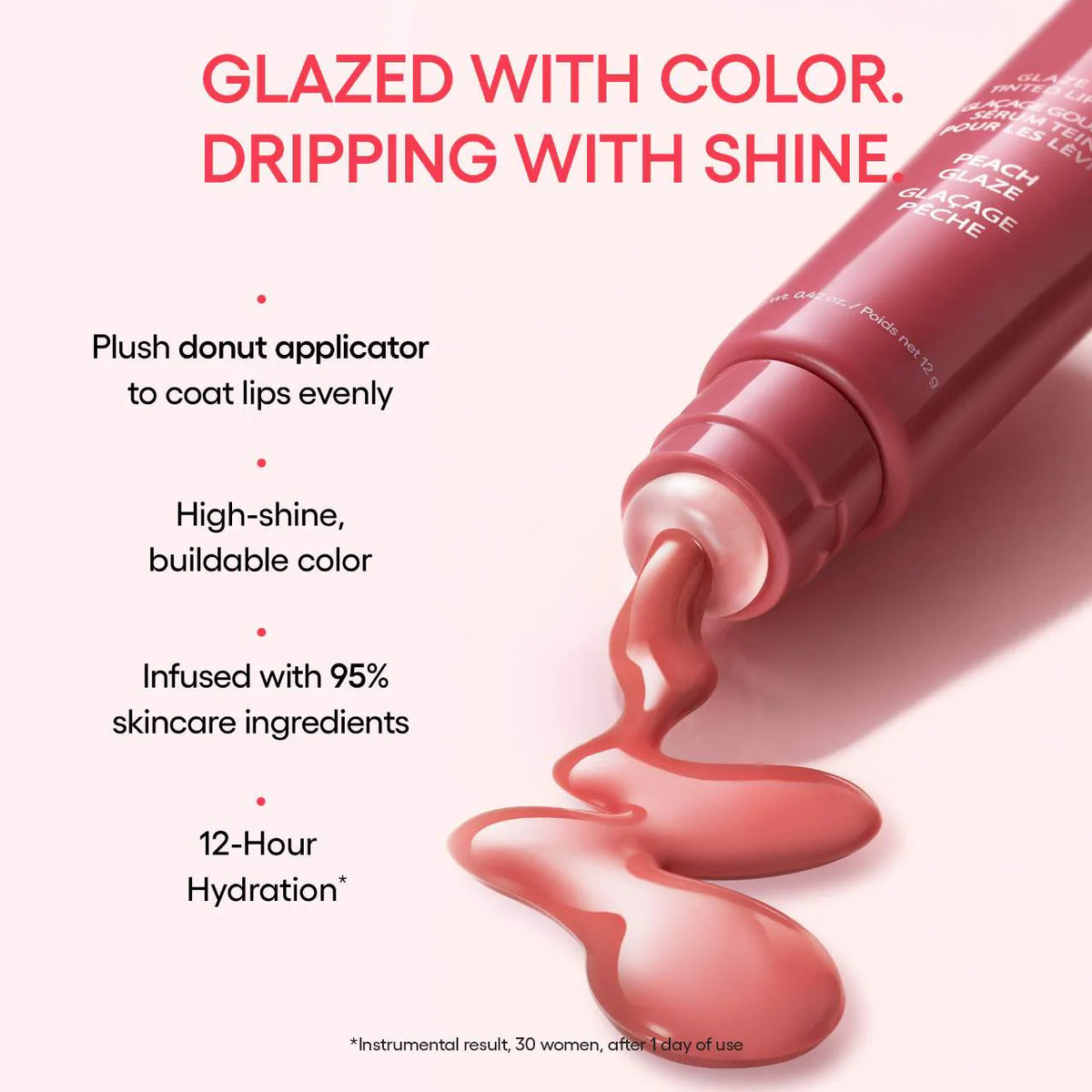 Glaze Craze Tinted Lip Serum - Chocolate Frosting