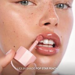 JuicePop Box Lip Tint Lip Oil Stain Pop-Star Peach