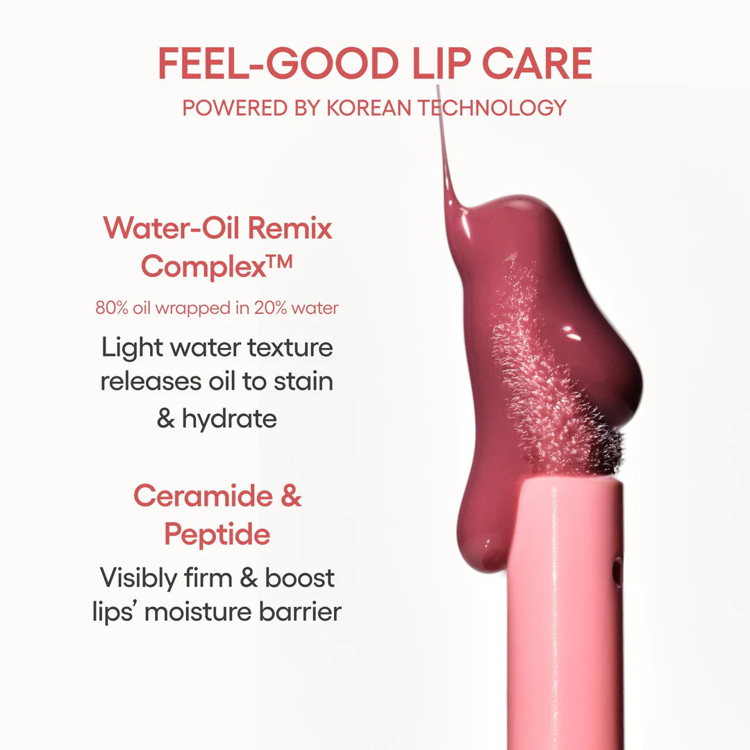 JuicePop Box Lip Tint Lip Oil Stain Pop-Star Peach