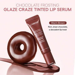 Glaze Craze Tinted Lip Serum - Chocolate Frosting